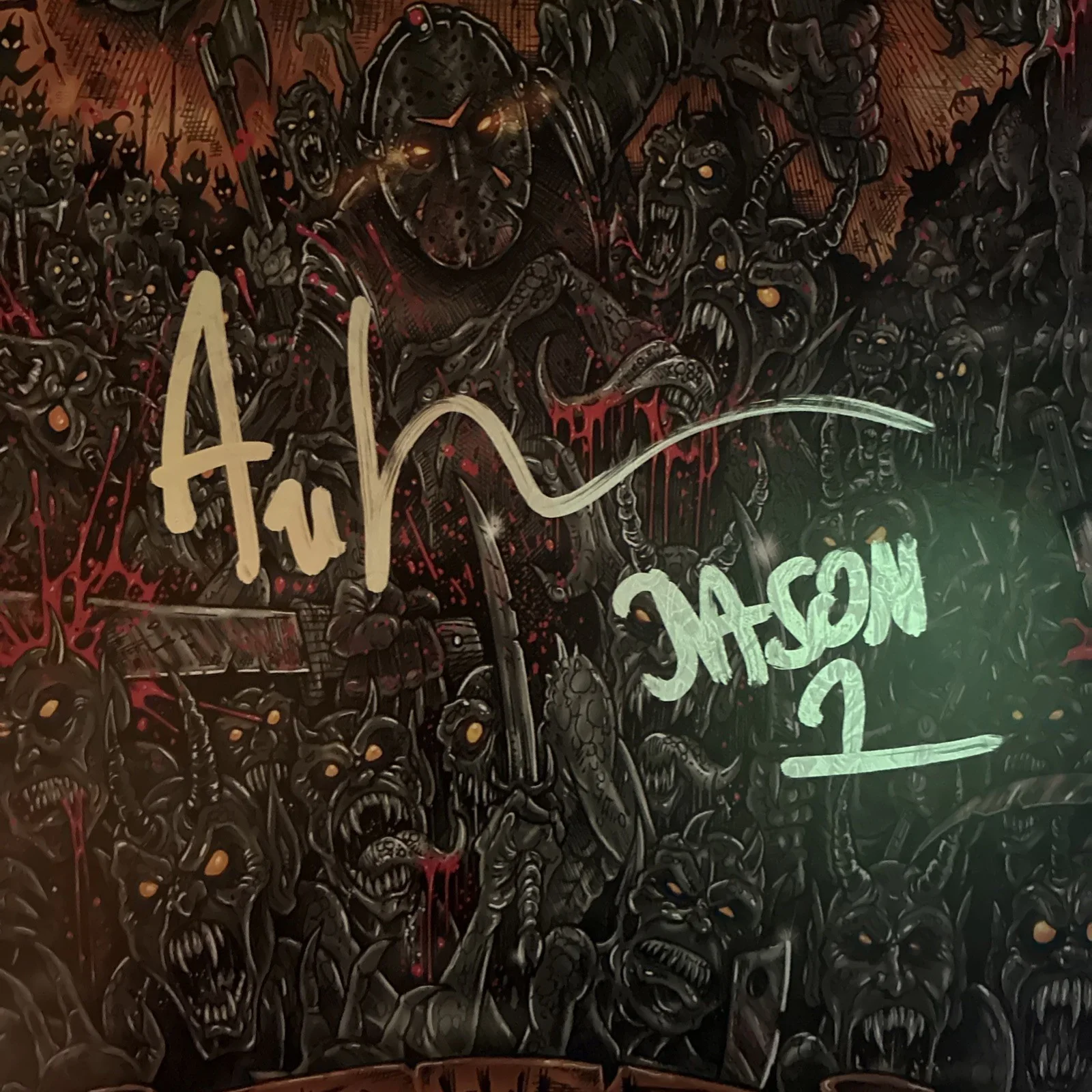 Ari Lehman Signed Gig Poster. The 1st Jason Voorhees. Certified By Prime Time🔥, изображение 2