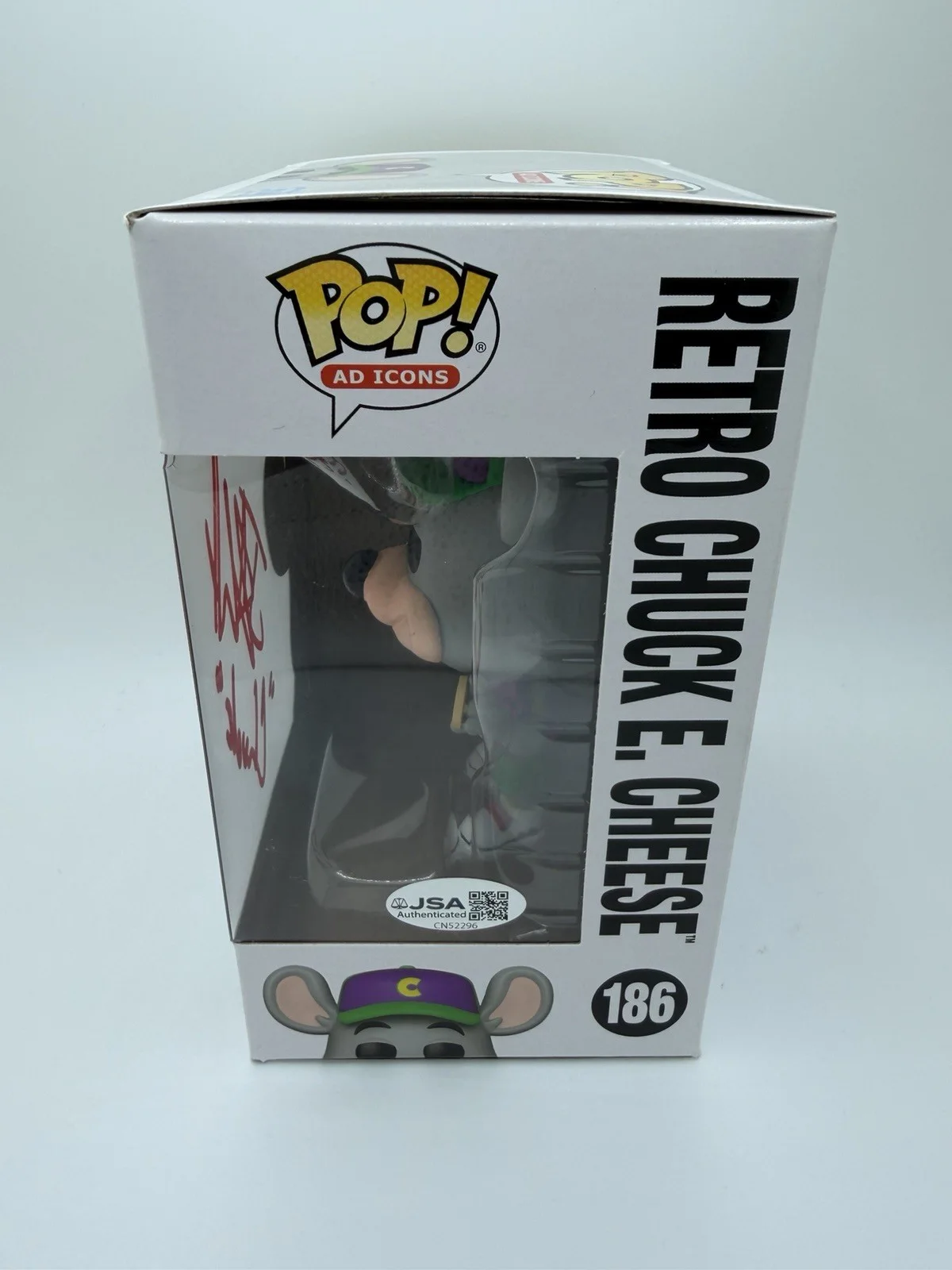 JARET REDDICK SIGNED ‘CHUCK E. CHEESE’ FUNKO POP *BOWLING FOR SOUP* JSA COA WS, image 3