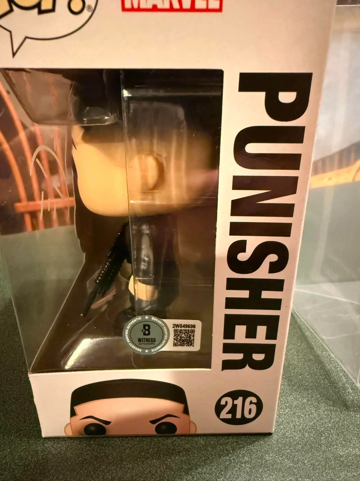 JON BERNTHAL — JON BERNTHAL SIGNED THE PUNISHER FUNKO 216 W/ SKETCH AUTOGRAPH DAREDEVIL BAS, изображение 2