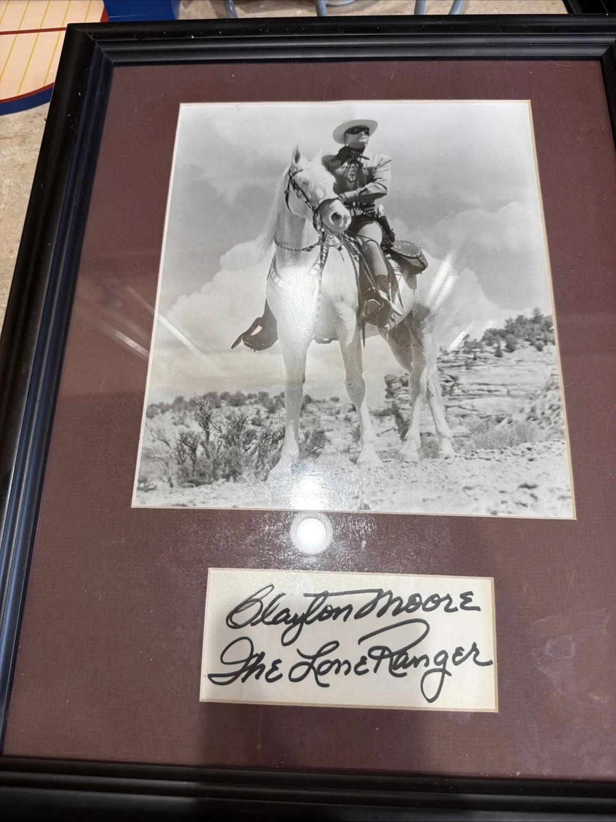 CLAYTON MOORE SIGNED Photo W/Certification 11x14 8x10 Photo Coa JSA LONE RANGER, image 3