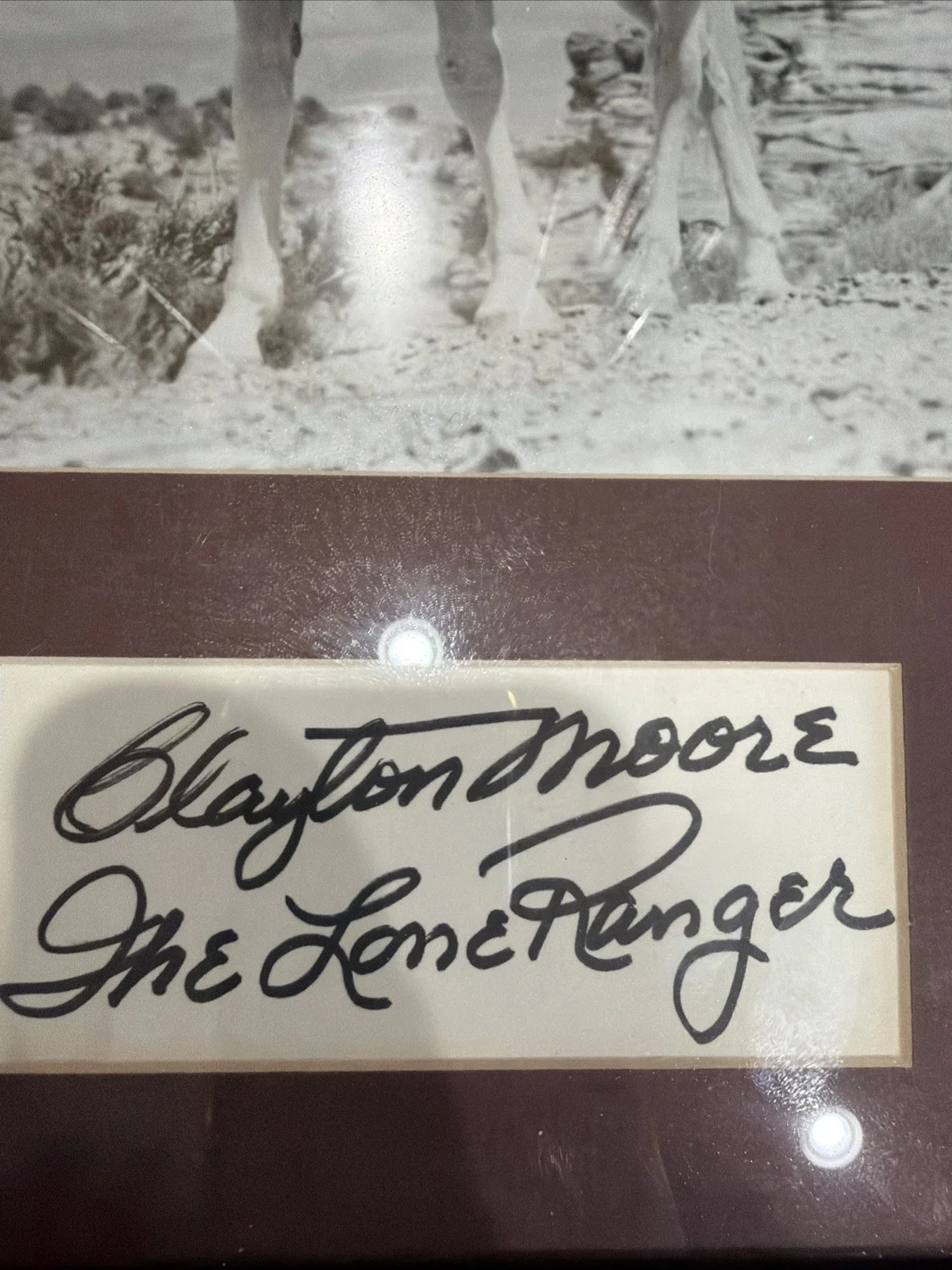 CLAYTON MOORE SIGNED Photo W/Certification 11x14 8x10 Photo Coa JSA LONE RANGER, image 4