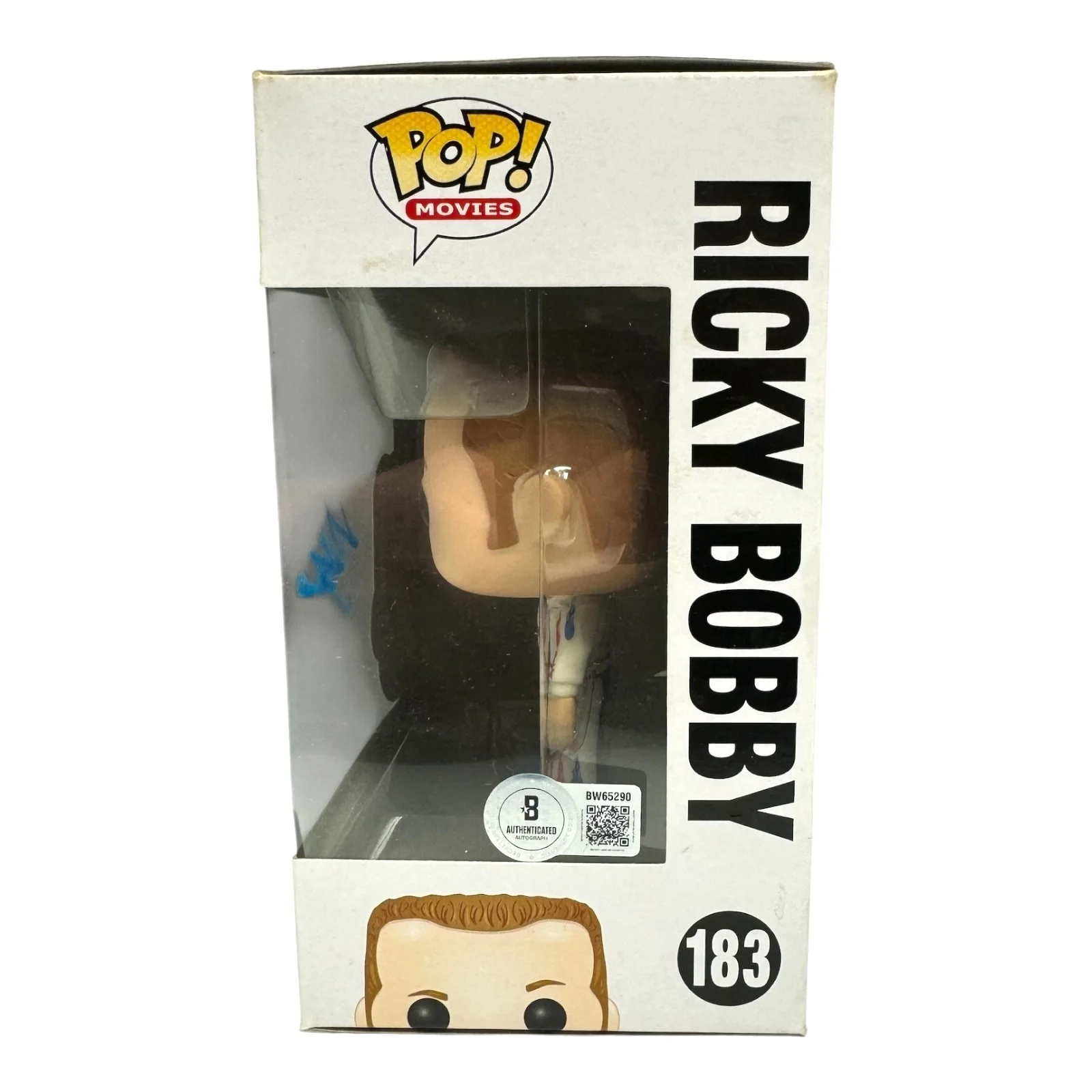 Will Ferrell — Will Ferrell Signed Autograph Talladega Nights Funko Pop 183 BAS Ricky Bobby, image 2