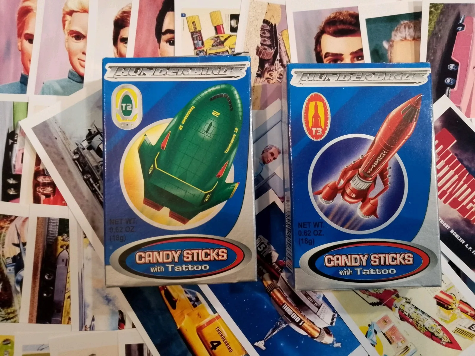 Thunderbirds 1966. 8 Unofficial Lobbymarkers & 48 Mini Cards + 2 Boxes. New., изображение 3