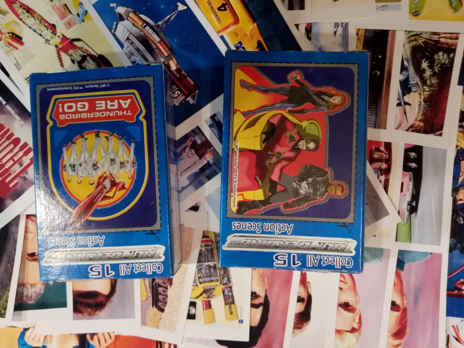 Thunderbirds 1966. 8 Unofficial Lobbymarkers & 48 Mini Cards + 2 Boxes. New., изображение 4