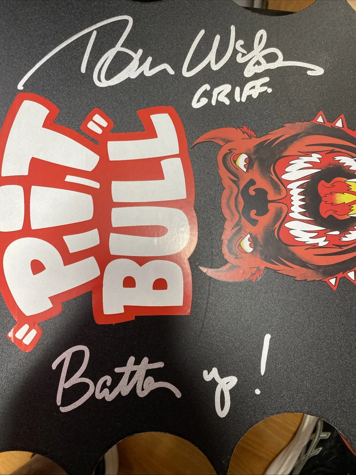 Tom Wilson — Pitbull Hoverboard Autographed Tom Wilson Back to the Future BIFF JSA WIT BTTF, image 2