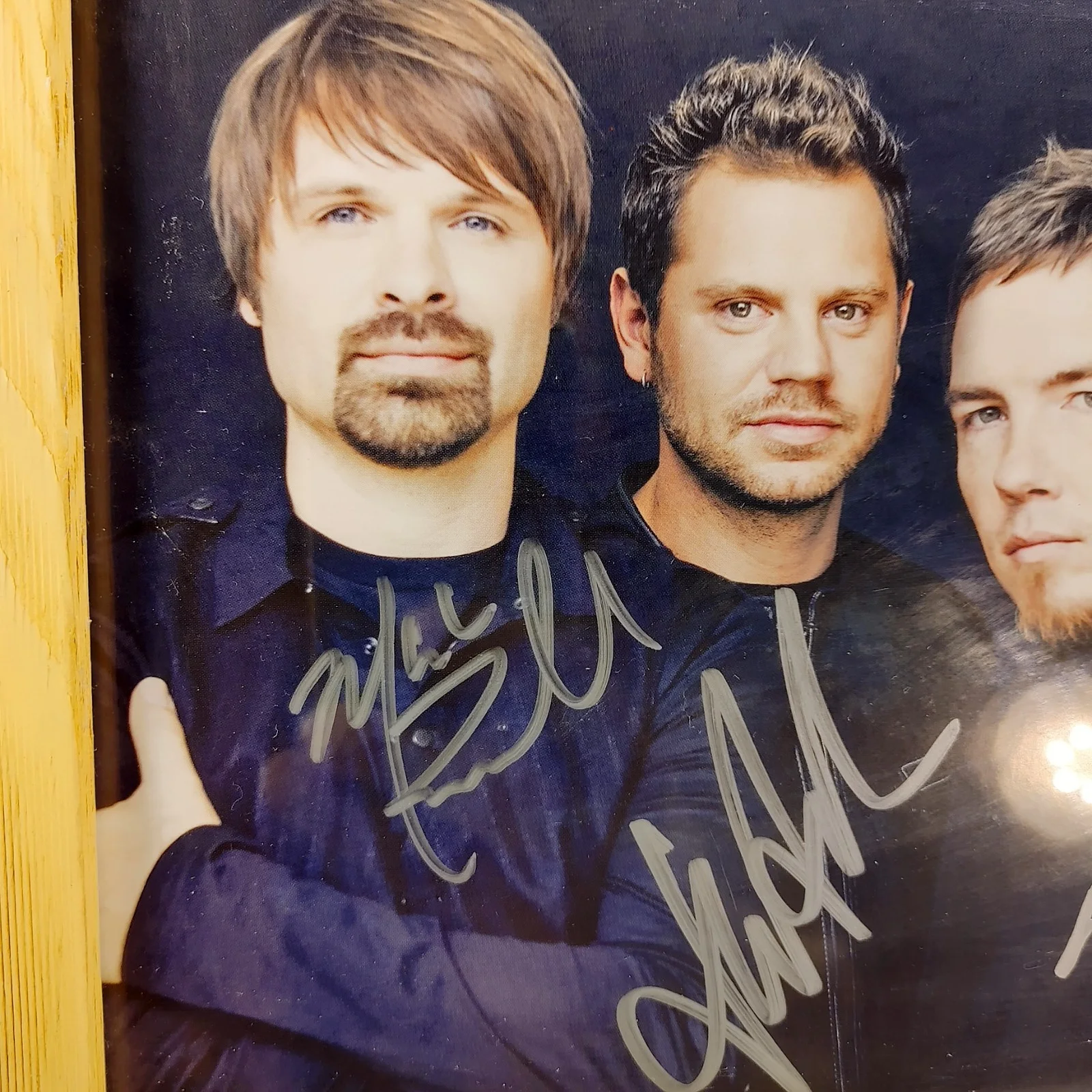 Third Day Autograph Signed 8x10 Framed Photo Mac Powell Mark Lee David Carr Tai, image 2