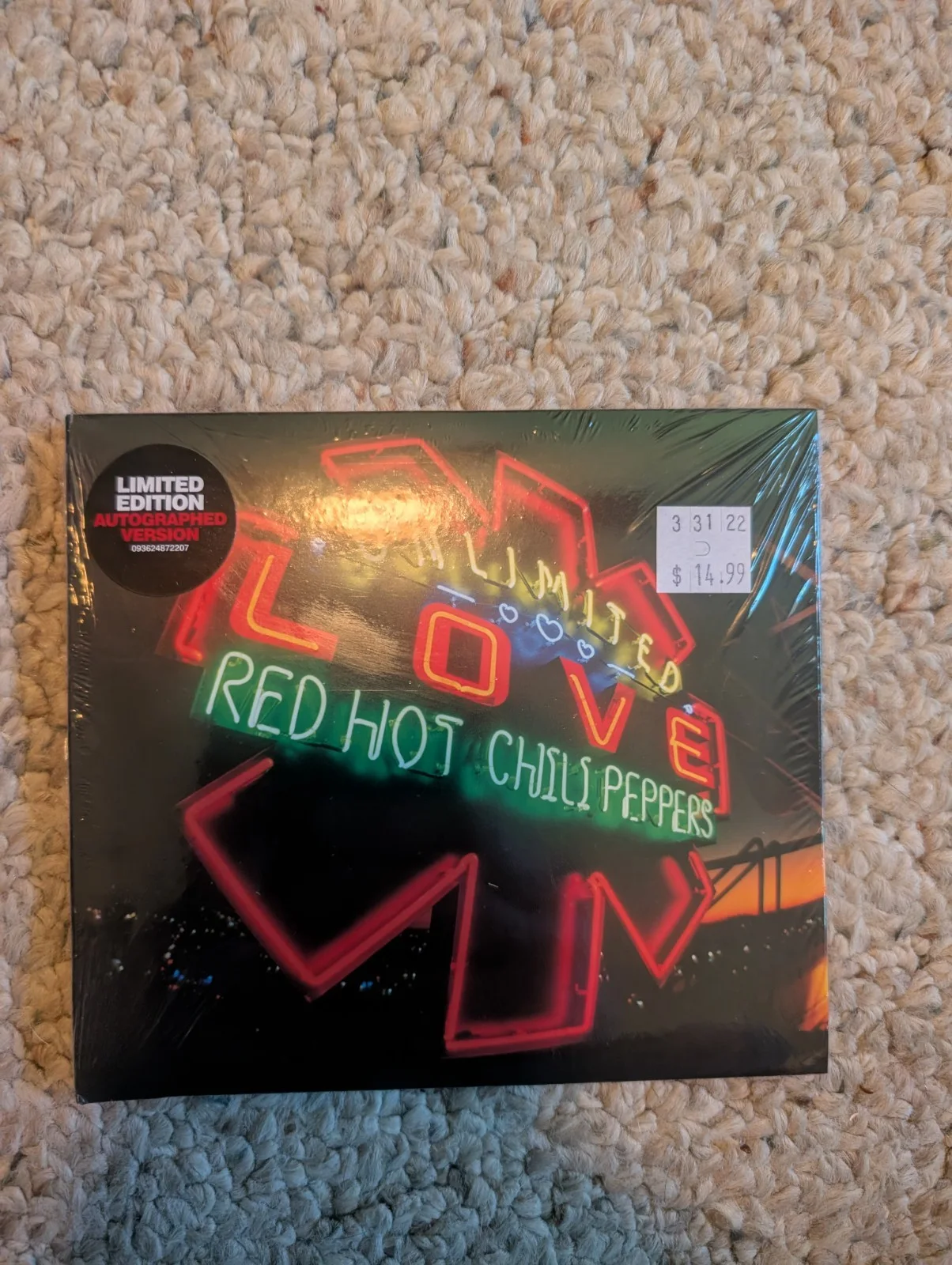 Red Hot Chili Peppers Unlimited Love CD - Signed/Autographed Prize Pack - SEALED, изображение 2