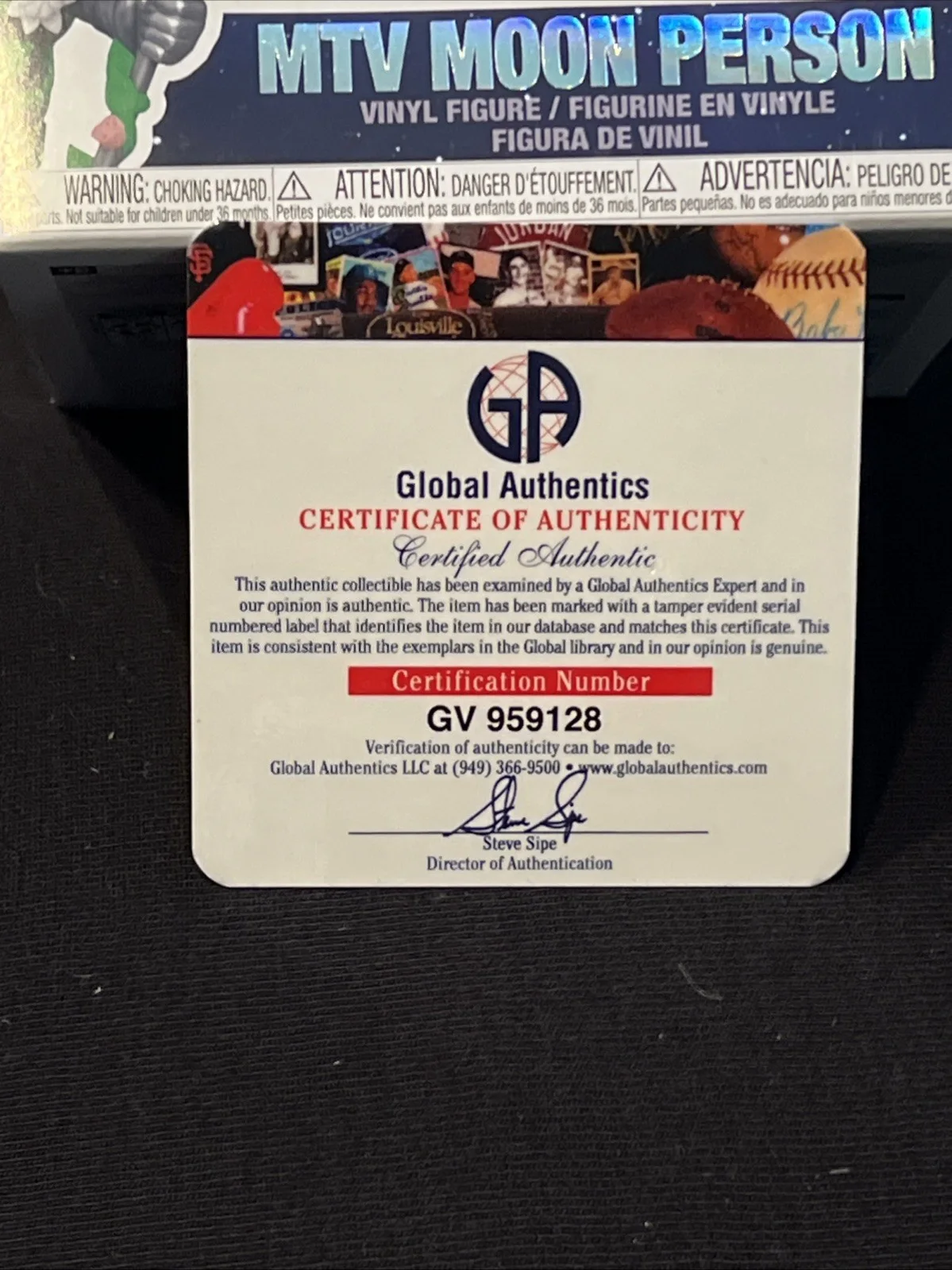 Luis Miguel Pop Singer Signed Autograph MTV Funko Pop Global Authentic, image 4