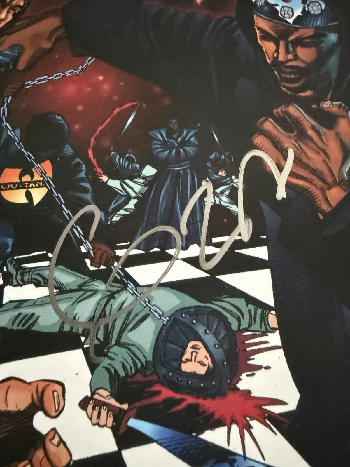 GZA SIGNED LIQUID SWORDS VINYL RECORD ALBUM LP ‘GENIUS/GZA’ JSA COA, изображение 3