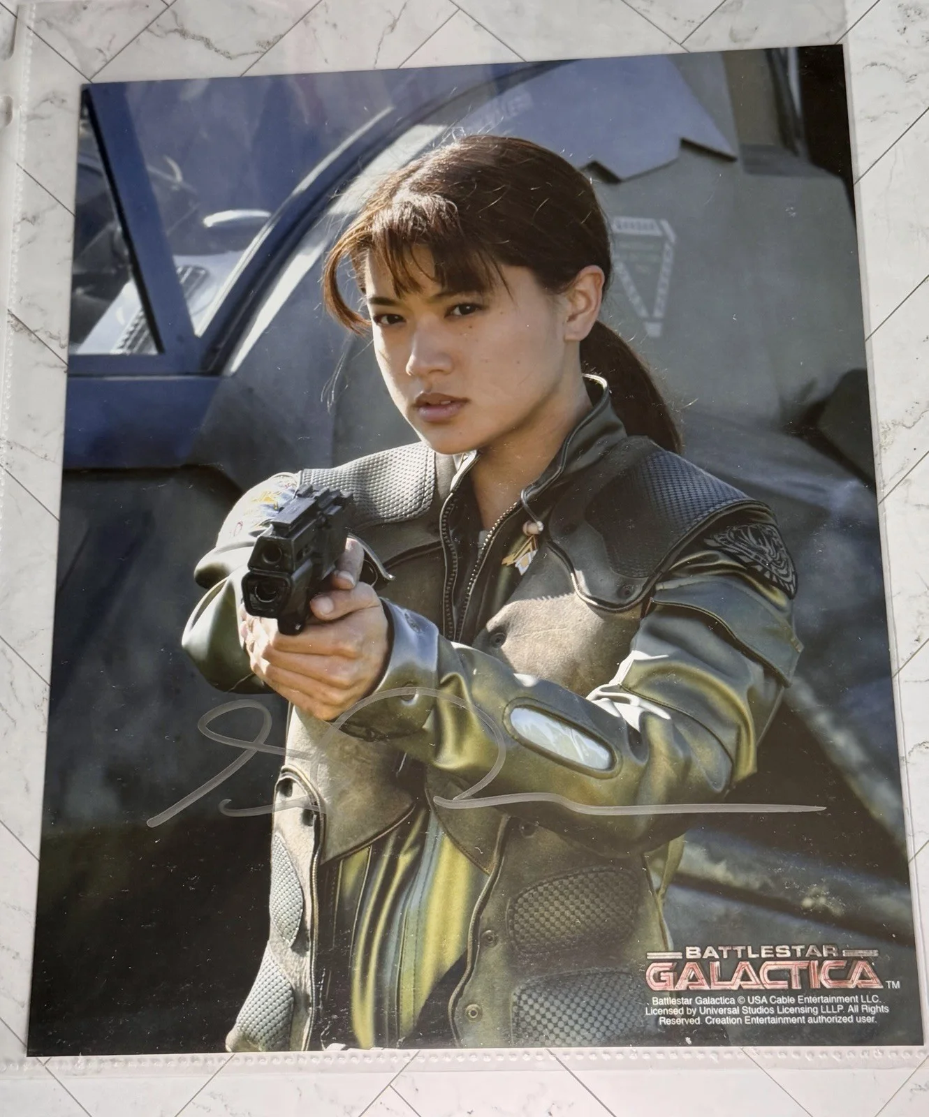 Grace Park — GRACE PARK Signed Autographed 8x10 BATTLESTAR GALACTICA Photo
