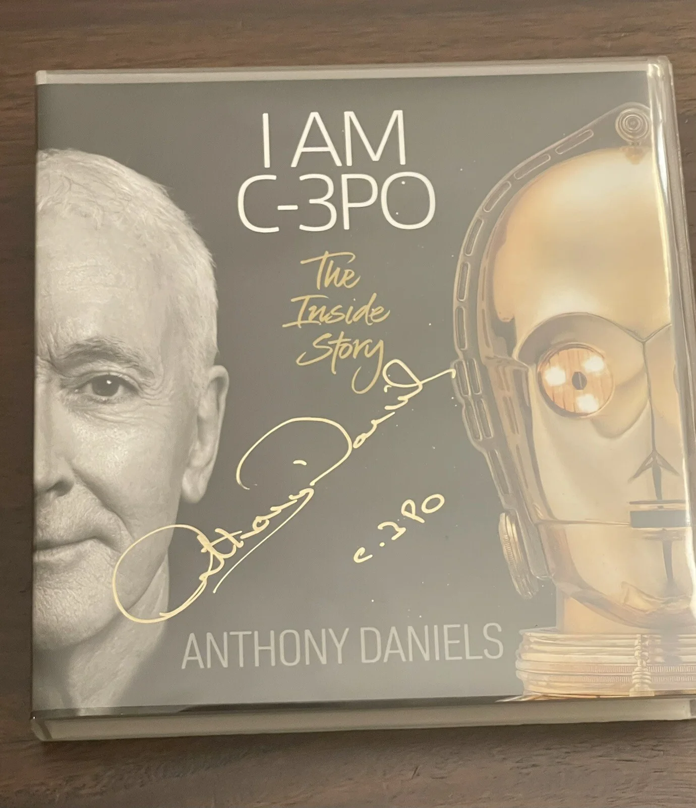 C0-30 — Anthony Daniels I Am C-3PO Star Wars Signed Autographed Audiobook JSA COA, изображение 2
