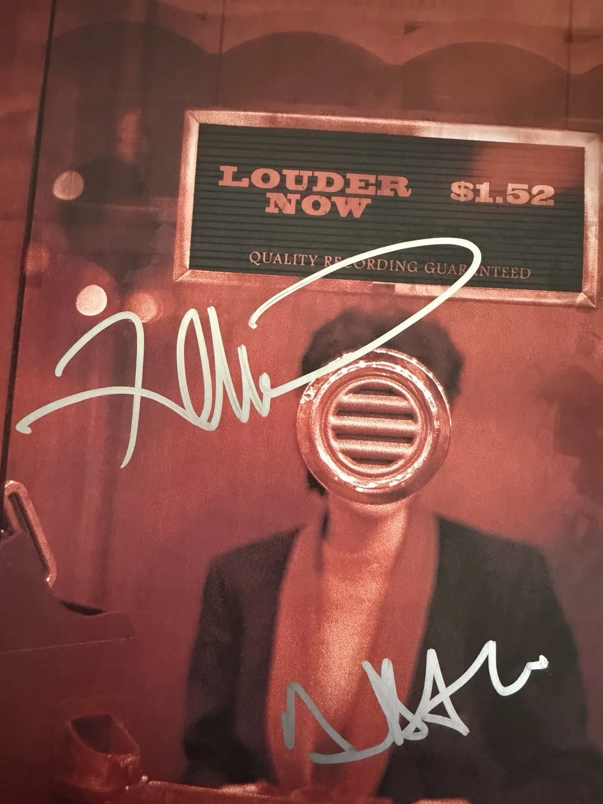 ADAM LAZZARA & FRED MASCHERINO SIGNED LOUDER NOW VINYL LP TAKING BACK SUNDAY JSA, image 3