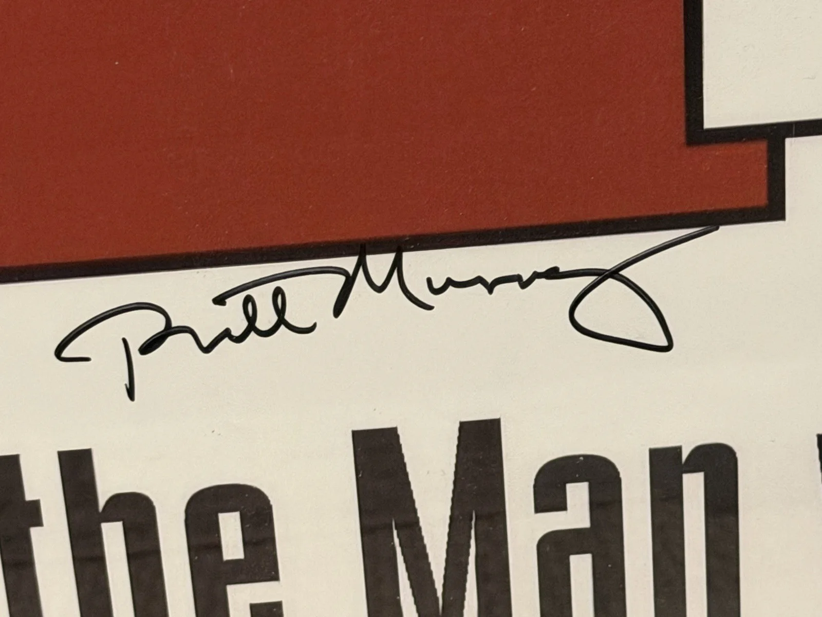 Bill Murray SIGNED autographed The Man Who Knew Too Little 27x40 Movie JSA COA, image 2