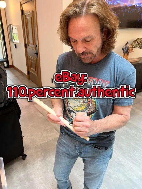 ROD MORGENSTEIN WINGER DIXIE DREGGS AUTOGRAPHED SIGNED DRUMSTICK *EXACT PROOF*, image 3