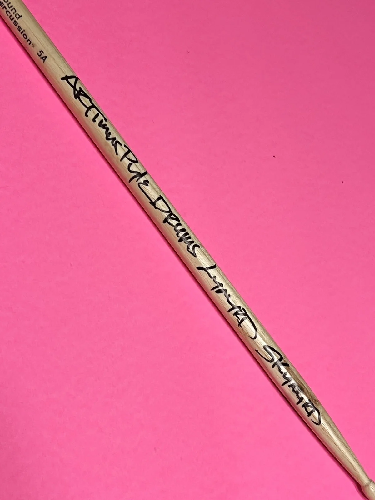 ARTIMUS PYLE LYNYRD SKYNYRD AUTOGRAPHED SIGNED DRUMSTICK *EXACT PROOF*, image 3