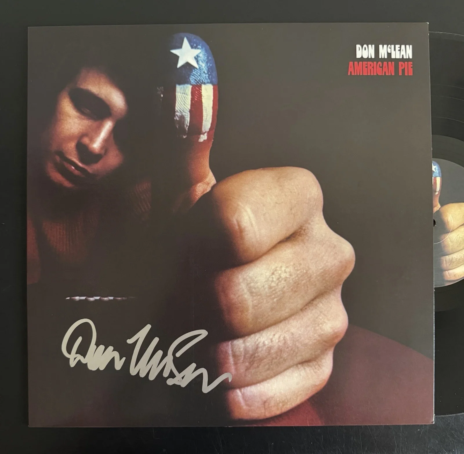 DON MCLEAN SIGNED ‘AMERICAN PIE’ VINYL RECORD ALBUM LP JSA COA, изображение 2