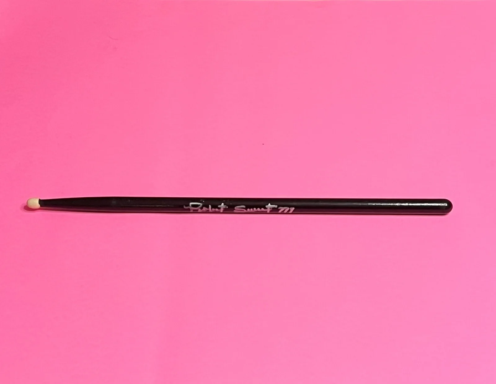 ROBERT SWEET STRYPER AUTOGRAPHED HAND SIGNED DRUMSTICK *EXACT PROOF*, image 5