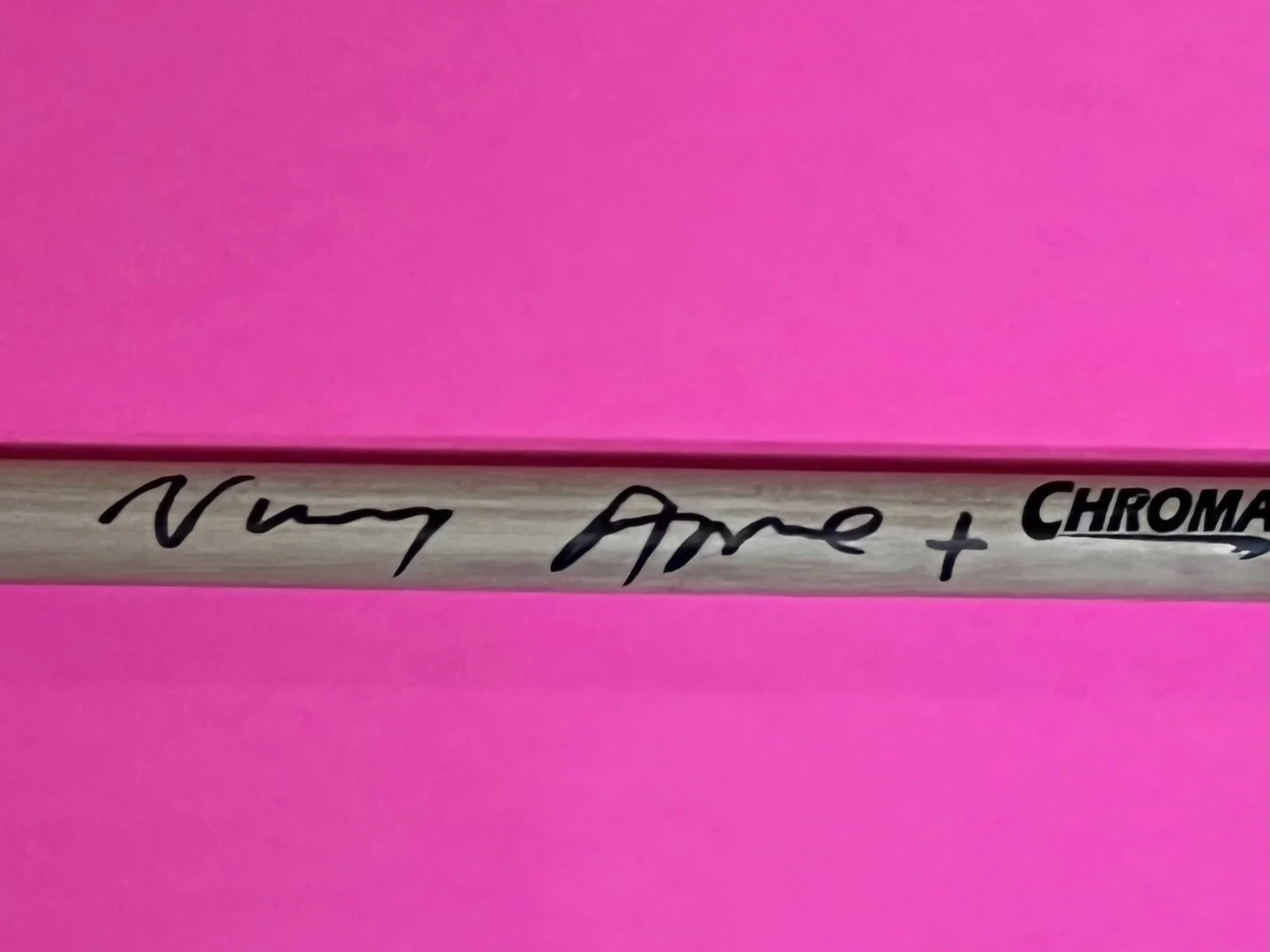 VINNY APPICE HEAVEN & HELL DIO BLACK SABBATH SIGNED AUTOGRAPH DRUMSTICK *PROOF*, image 3