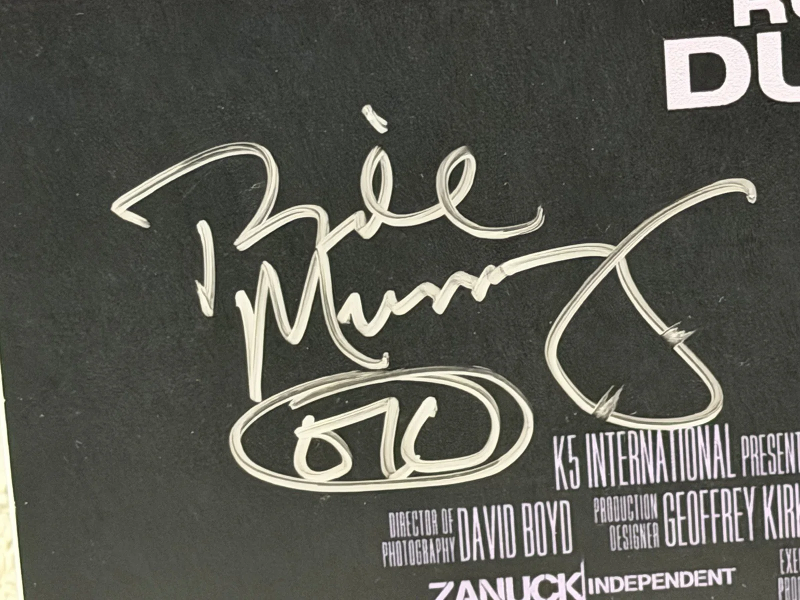 Bill Murray SIGNED autographed GET LOW 27x40 Movie Poster JSA COA LOA, изображение 2