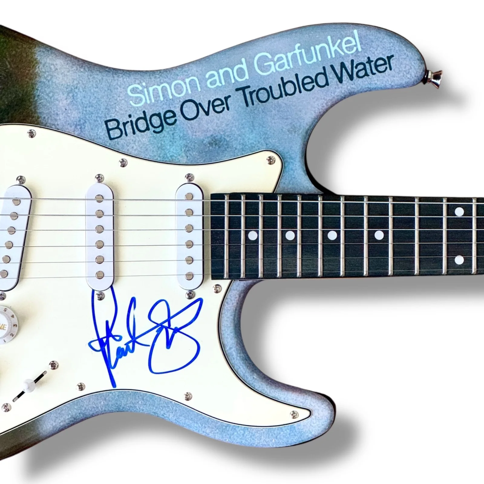 Simon & Garfunkel Signed Guitar Custom Set of 2 JSA COA Paul Simon Art Garfunkel, изображение 4