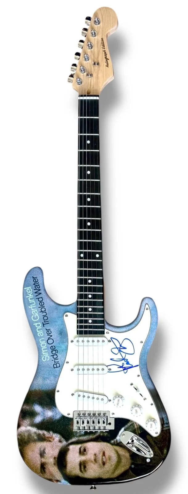 Simon & Garfunkel Signed Guitar Custom Set of 2 JSA COA Paul Simon Art Garfunkel, изображение 5