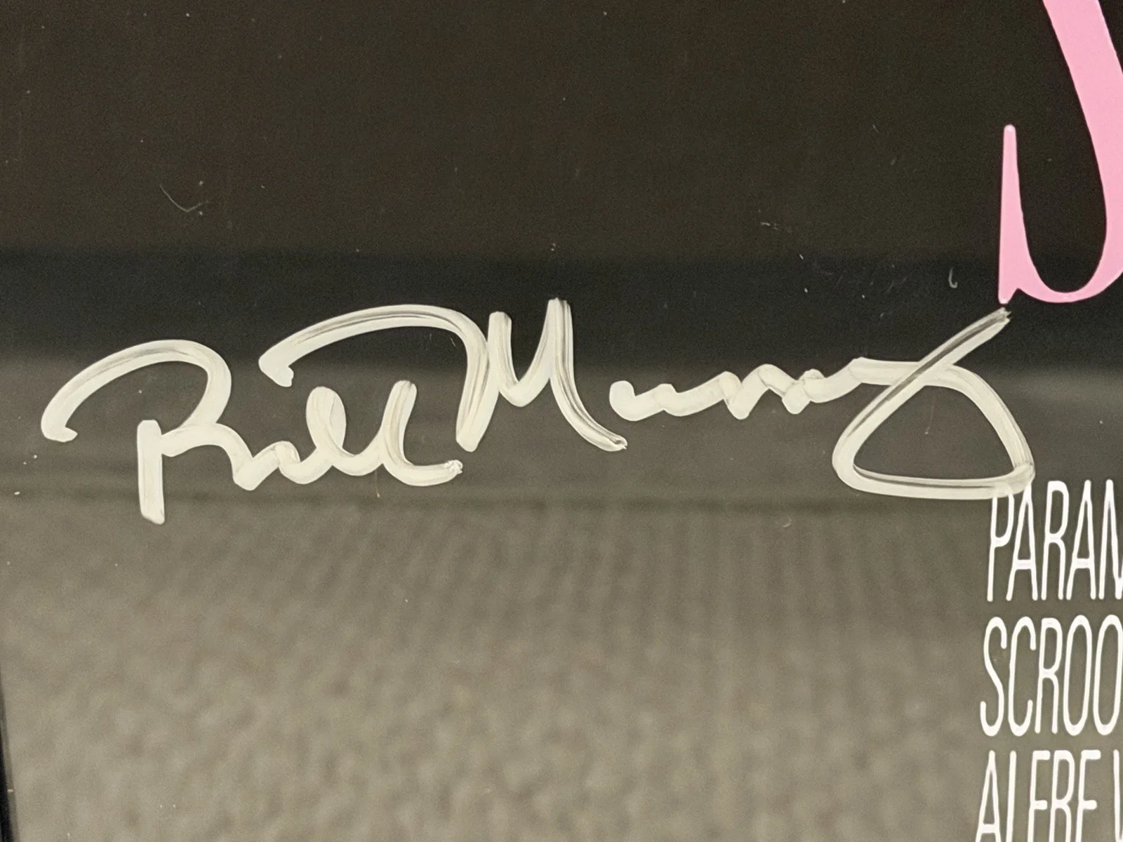 Bill Murray SIGNED autographed SCROOGED 24x36 Movie Poster JSA COA LOA, image 2