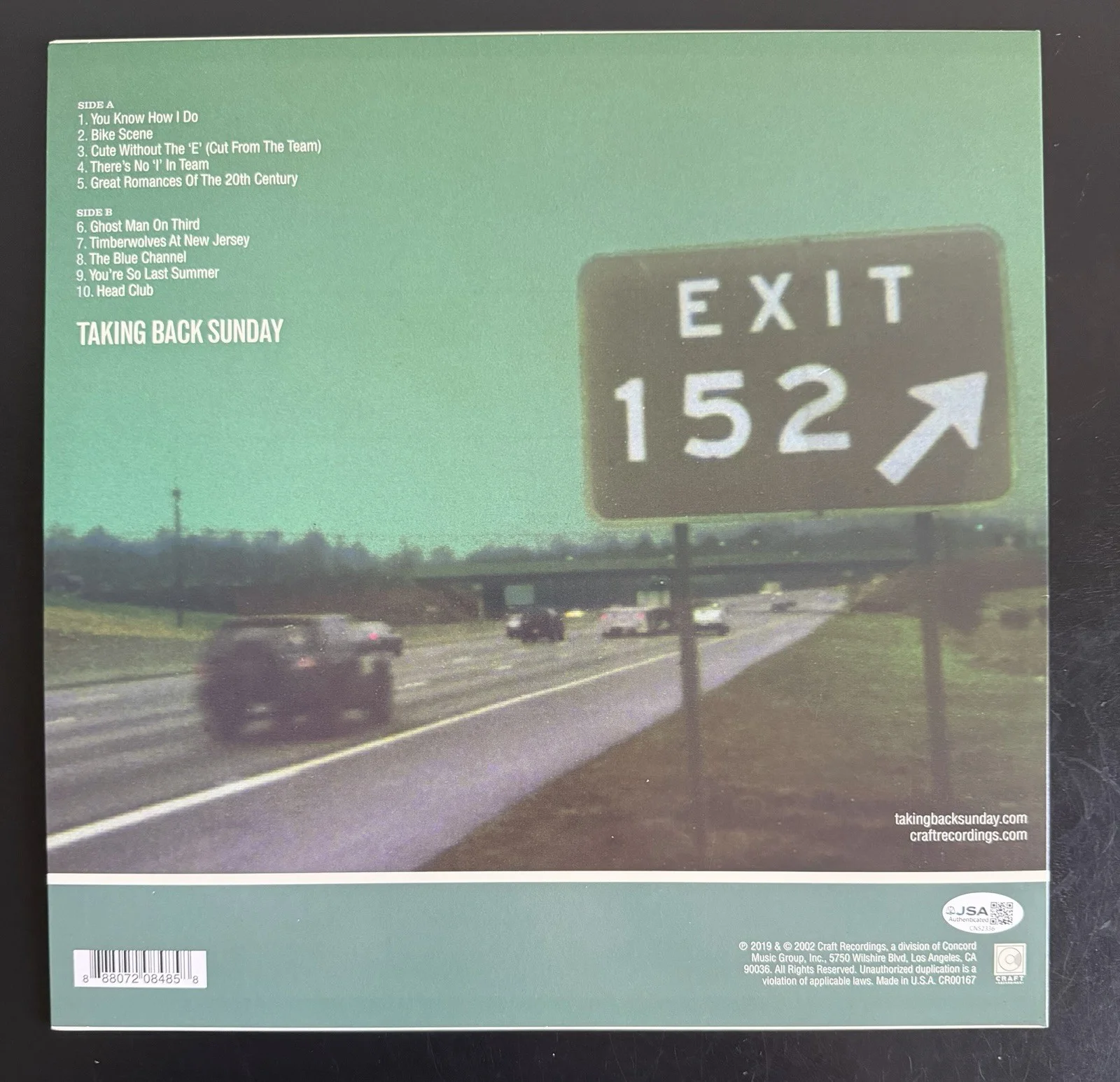 TAKING BACK SUNDAY BAND SIGNED TELL ALL YOUR FRIENDS VINYL RECORD ALBUM JSA COA, изображение 4