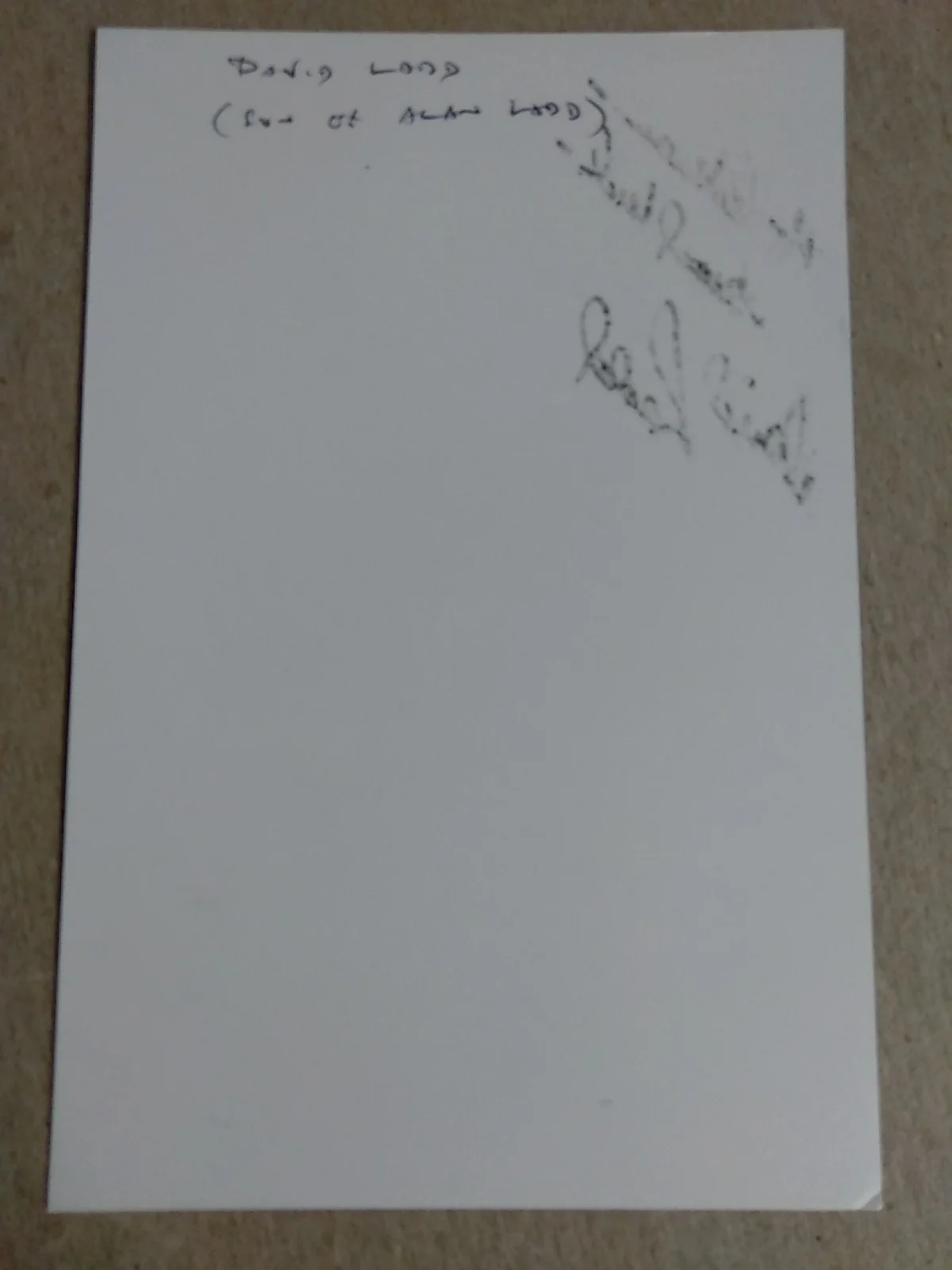 David Ladd Actor Film Producer Autographed 6x4 Photo Signed, изображение 4