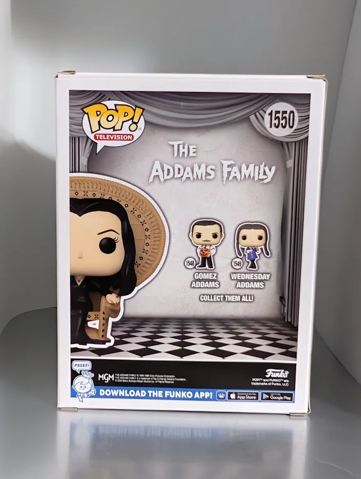 Anjelica Huston — Anjelica Huston Signed Funko Pop #1550 Morticia Addams The Addams Family Purple, изображение 3