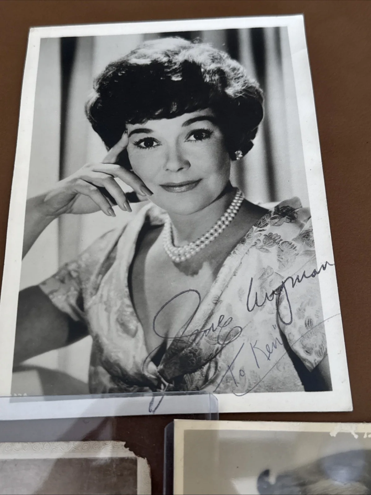 Antique Signed Hollywood Actress Lot Jane Wyman Dixie Dunbar, image 2