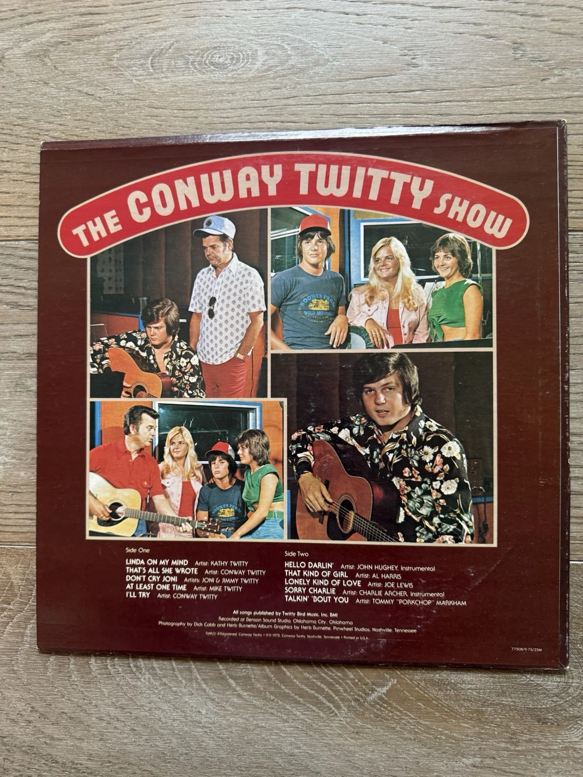 Conway Twitty autographed Twitty Birds album, image 3