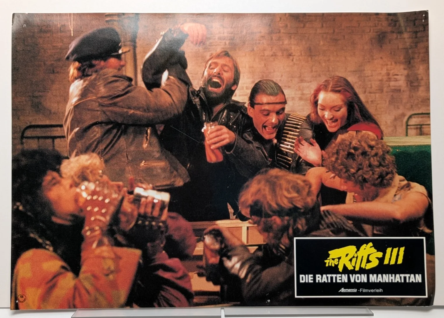 The Riffs III German Lobby Cards | The Rats of Manhattan | 13 / 16 Set 1984, изображение 4