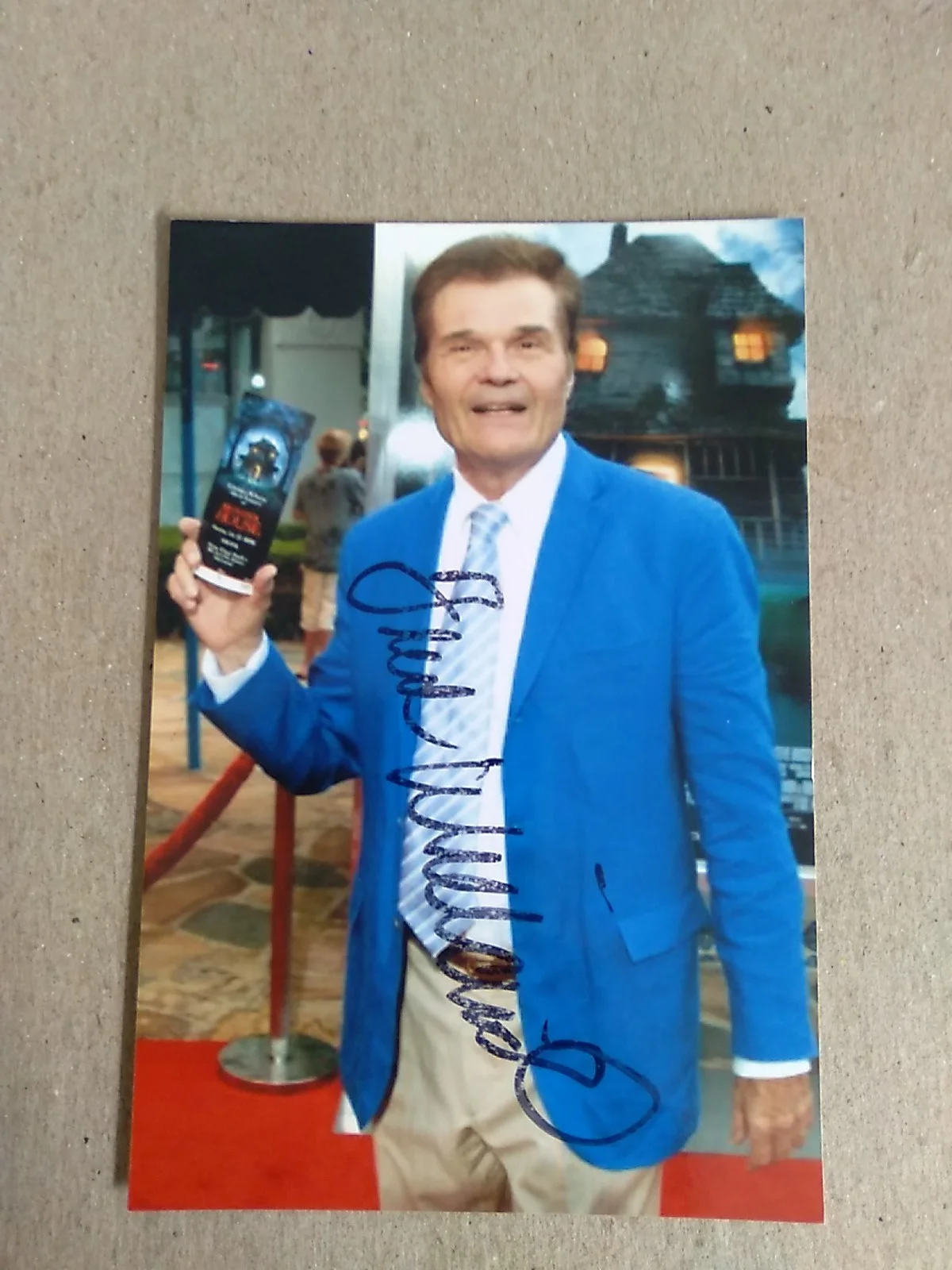 Fred Willard American Actor Comedian Writer Autographed 6x4 Photo Signed, image 2