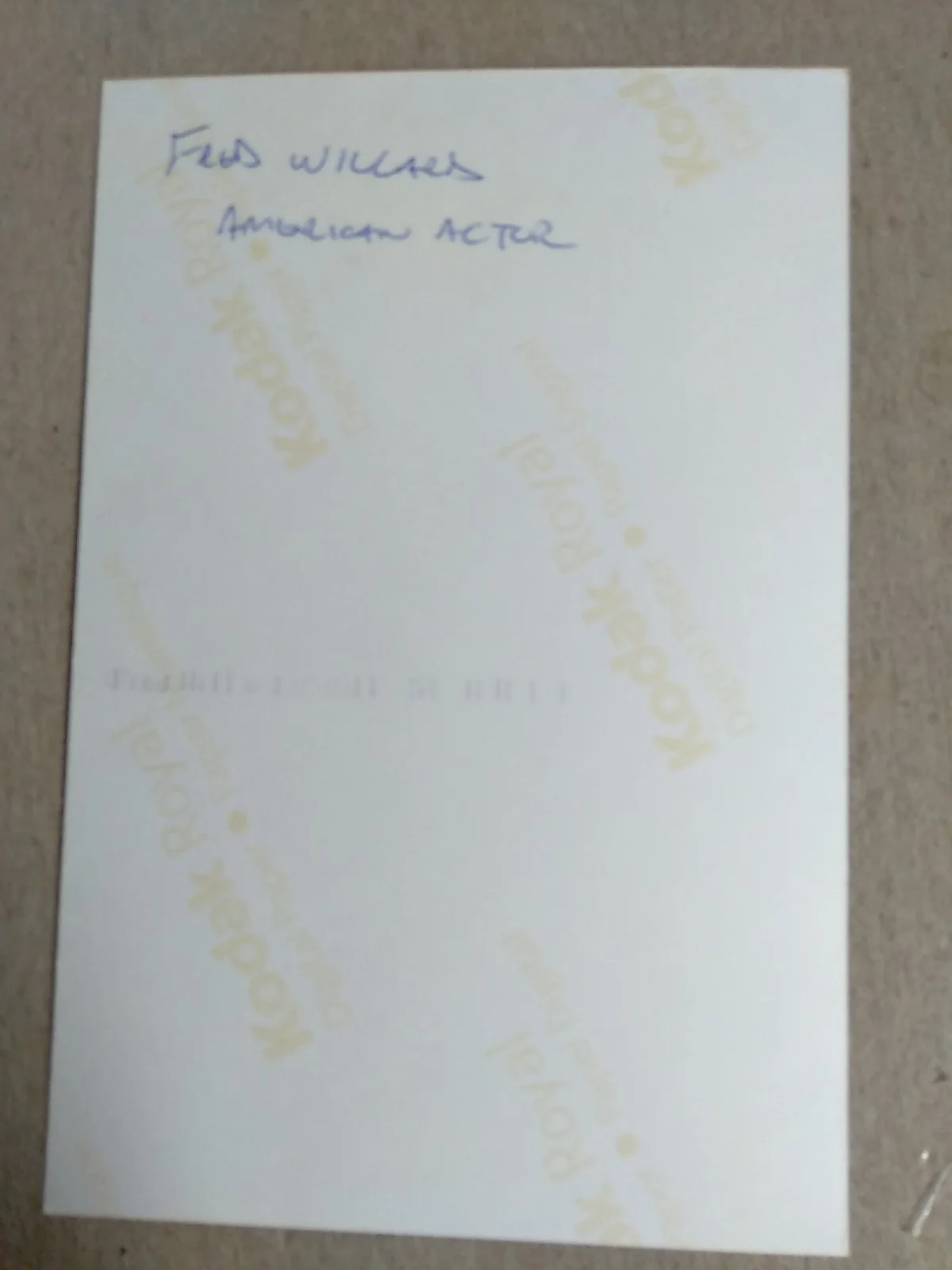 Fred Willard American Actor Comedian Writer Autographed 6x4 Photo Signed, image 3