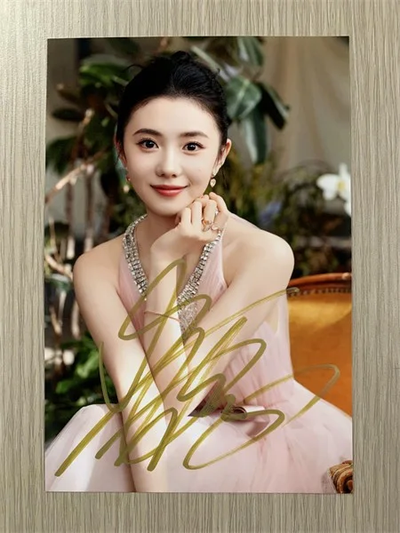 6" 刘浩存/Haocun Liu Hand Signed Autographed Photo Autographs Collection Original, изображение 5