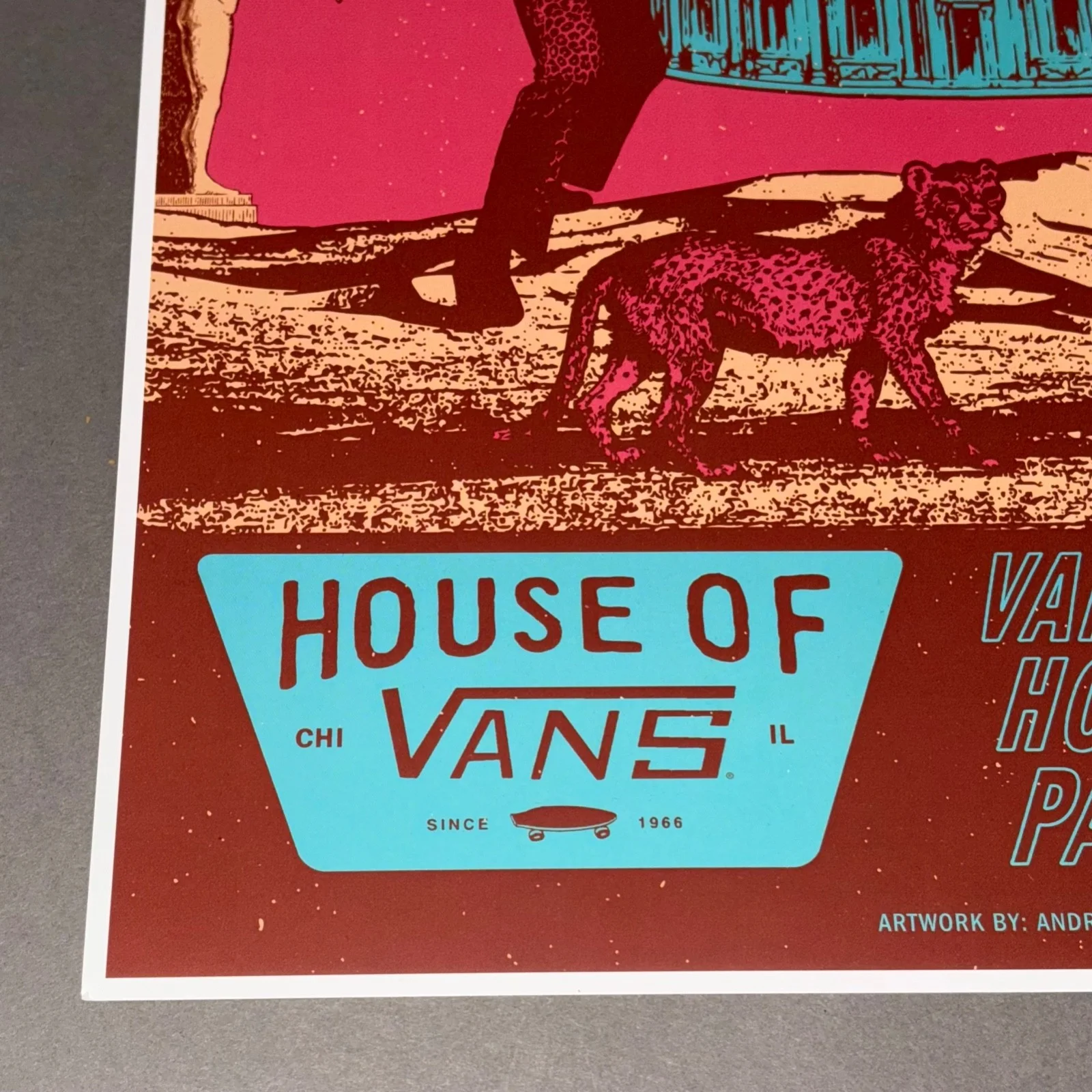 Rare CHARLES BRADLEY SIGNED CONCERT POSTER House Of Vans CHICAGO 2017 Soul Music, изображение 4
