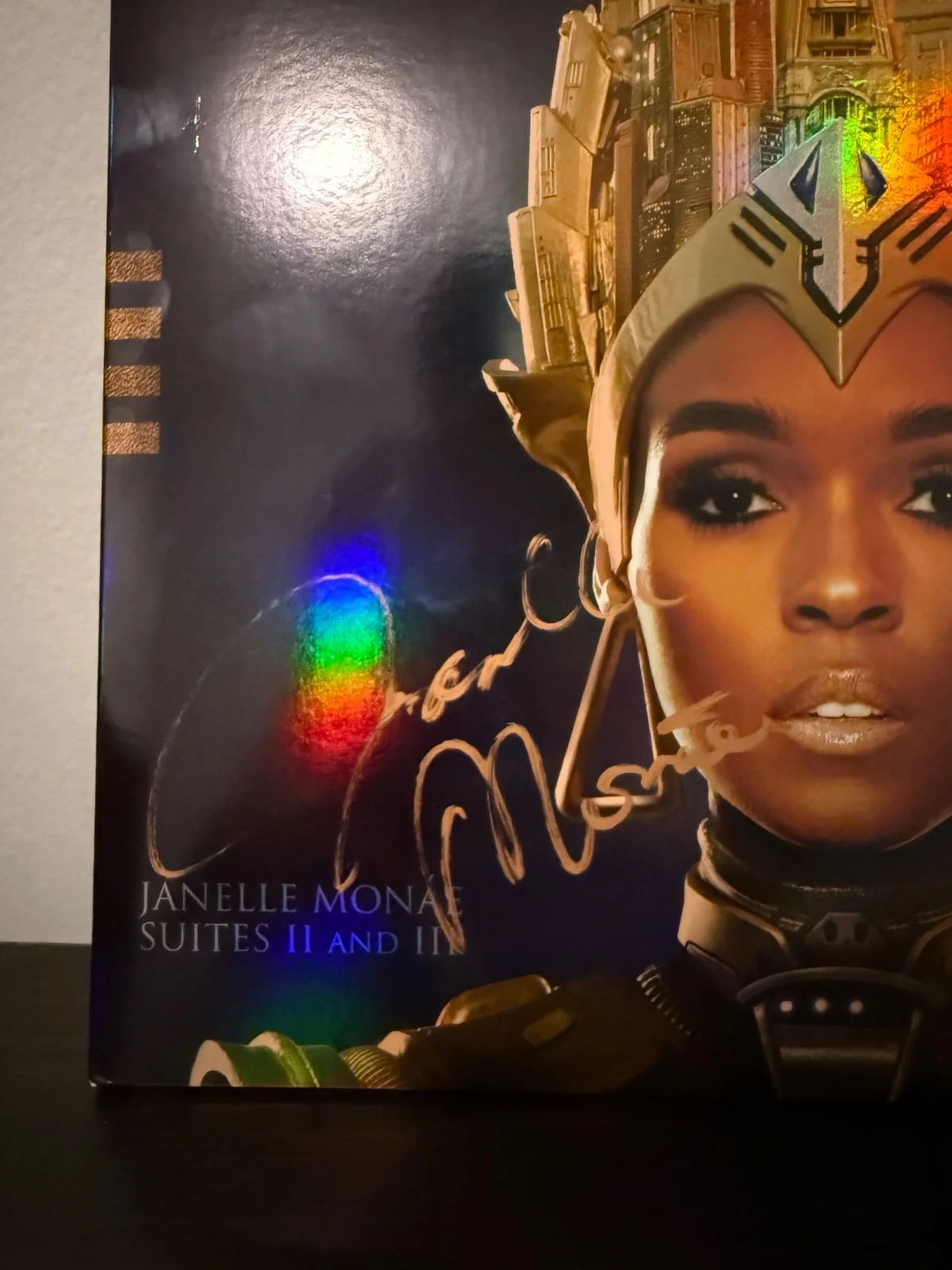 Janelle Monae signed The Archandroid 12" lp album COLOR VINYL PHOTO PROOF, изображение 4