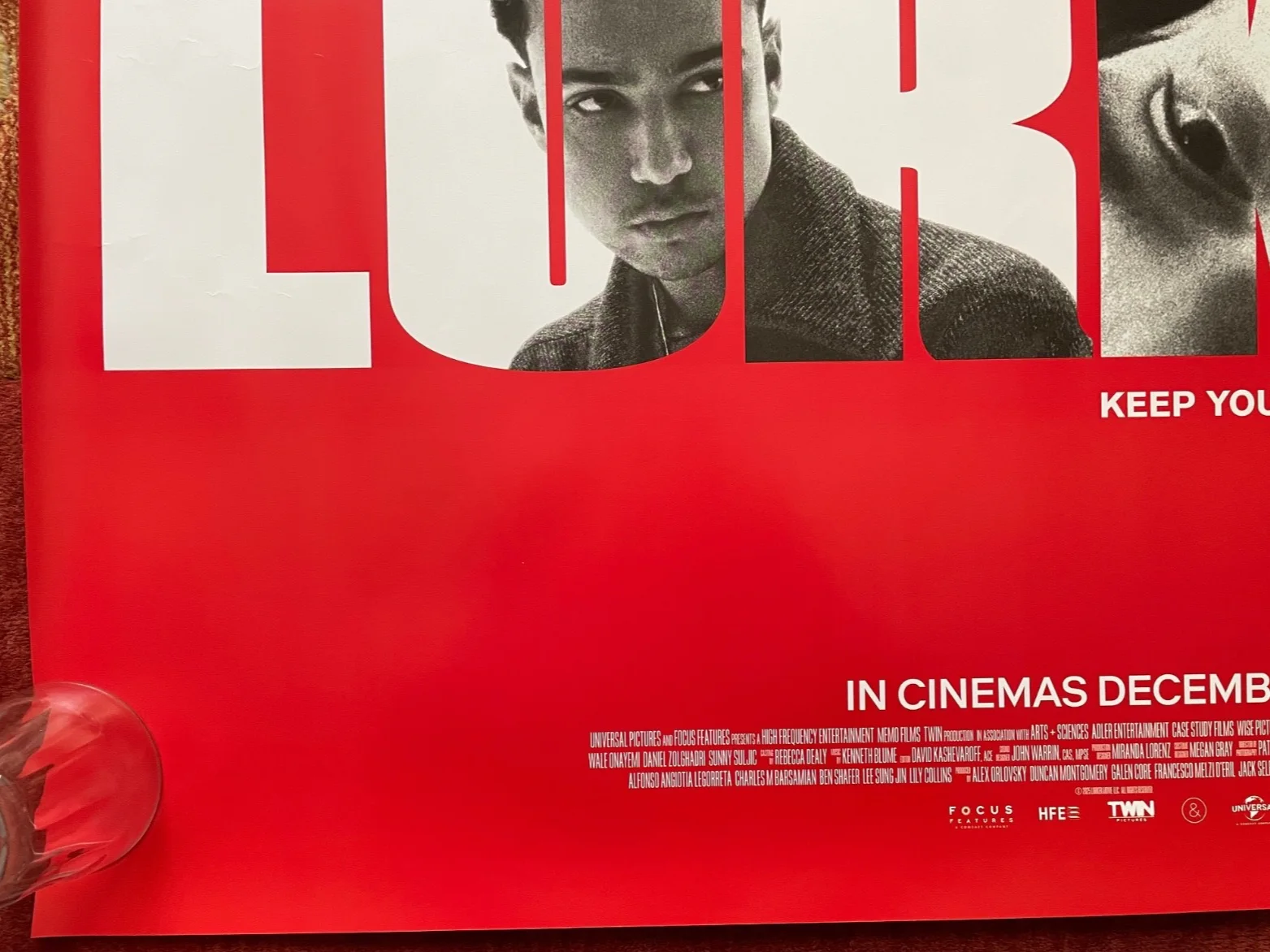 LURKER (2025) Original UK Quad Movie Poster Archie Madekwe, Theodore Pellerin, изображение 4