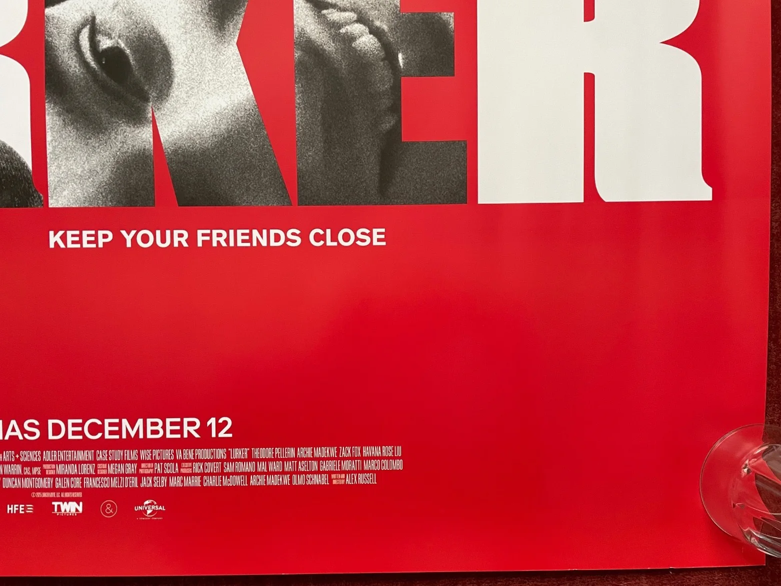 LURKER (2025) Original UK Quad Movie Poster Archie Madekwe, Theodore Pellerin, изображение 5