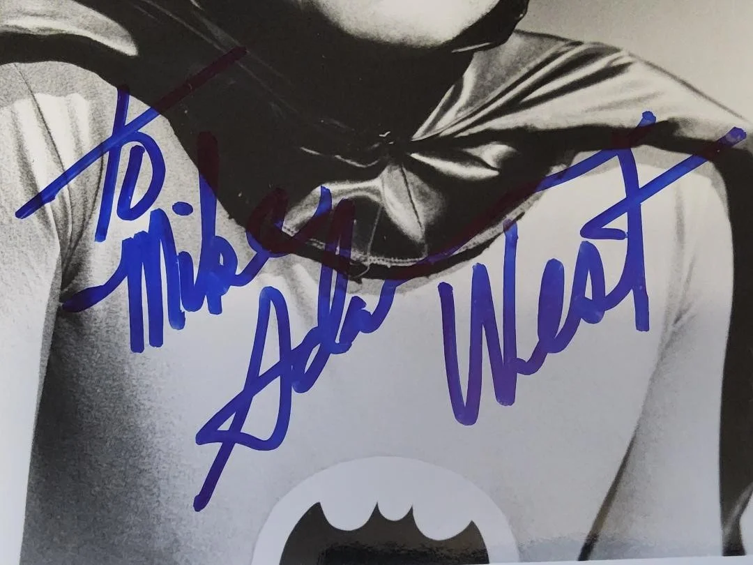 Adam West — Adam West Signed Autographed Black & White 8x10 Photo 1966 Batman "To Mike", изображение 2