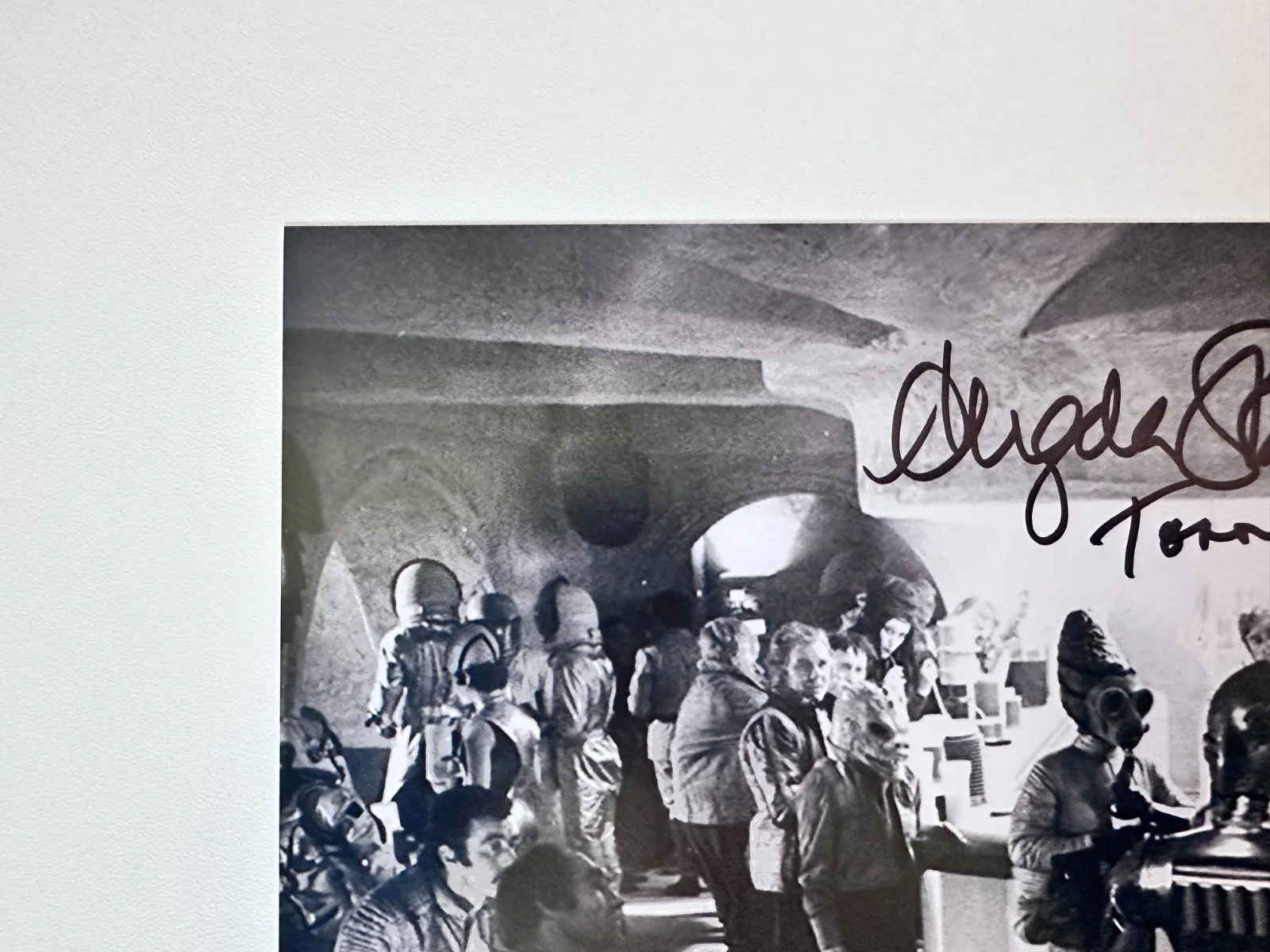 Angela Staines — Angela Staines Signed 8x10 Star Wars EpIV Tonnika Sister (Cantina) Autograph, изображение 2