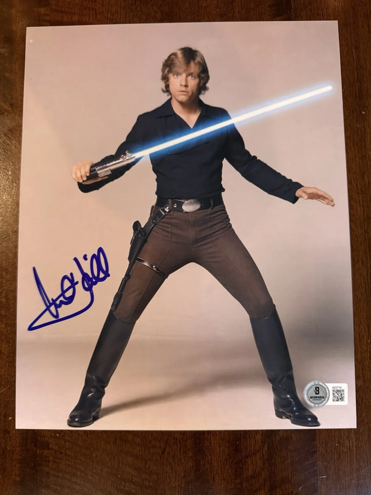 Mark Hamill — MARK HAMILL HAND SIGNED STAR WARS AUTOGRAPH 8x10 COLOR RARE BECKETT COA LUKE, image 3