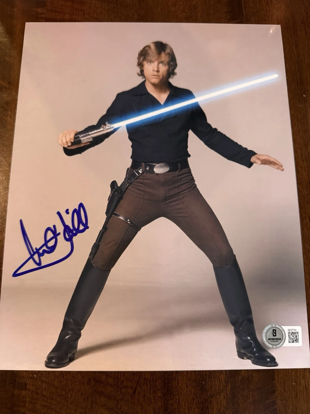 Mark Hamill — MARK HAMILL HAND SIGNED STAR WARS AUTOGRAPH 8x10 COLOR RARE BECKETT COA LUKE, image 4