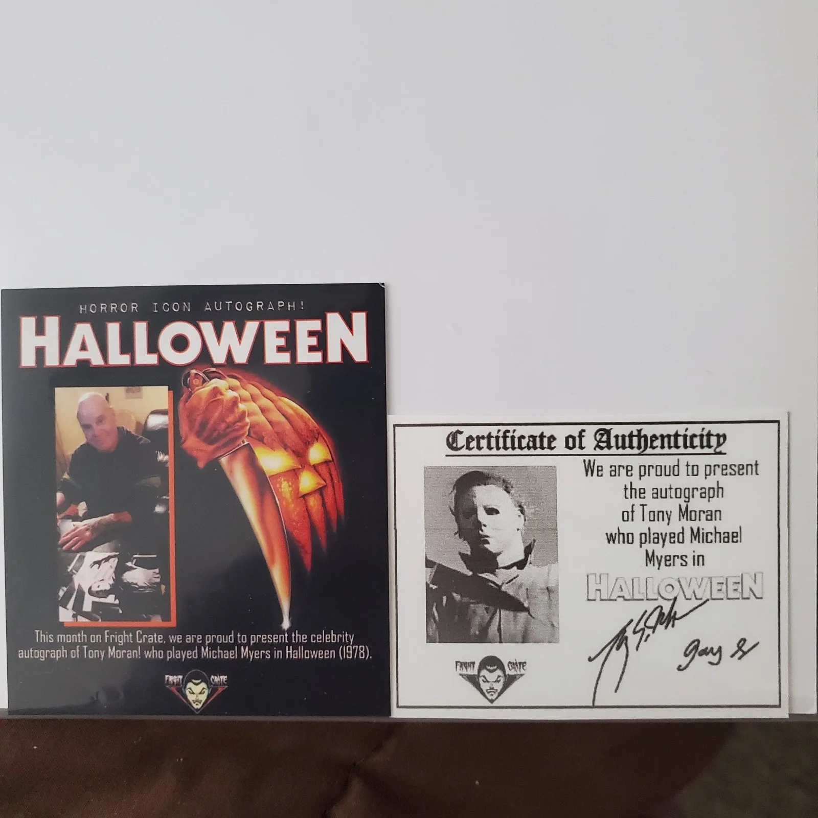 Tony Moran signed Halloween Michael Myers 8x10 photo. COA, image 2