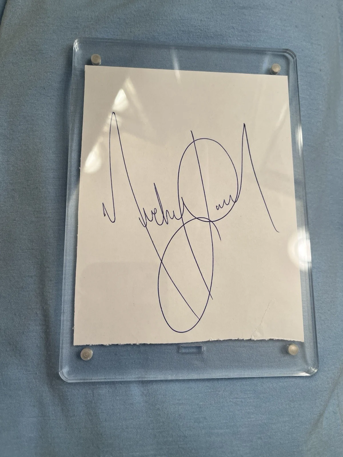 PRISTINE MICHAEL JACKSON SIGNED REAL EPP COA CUT "OFF THE WALL" ALBUM AUTOGRAPH!, image 3