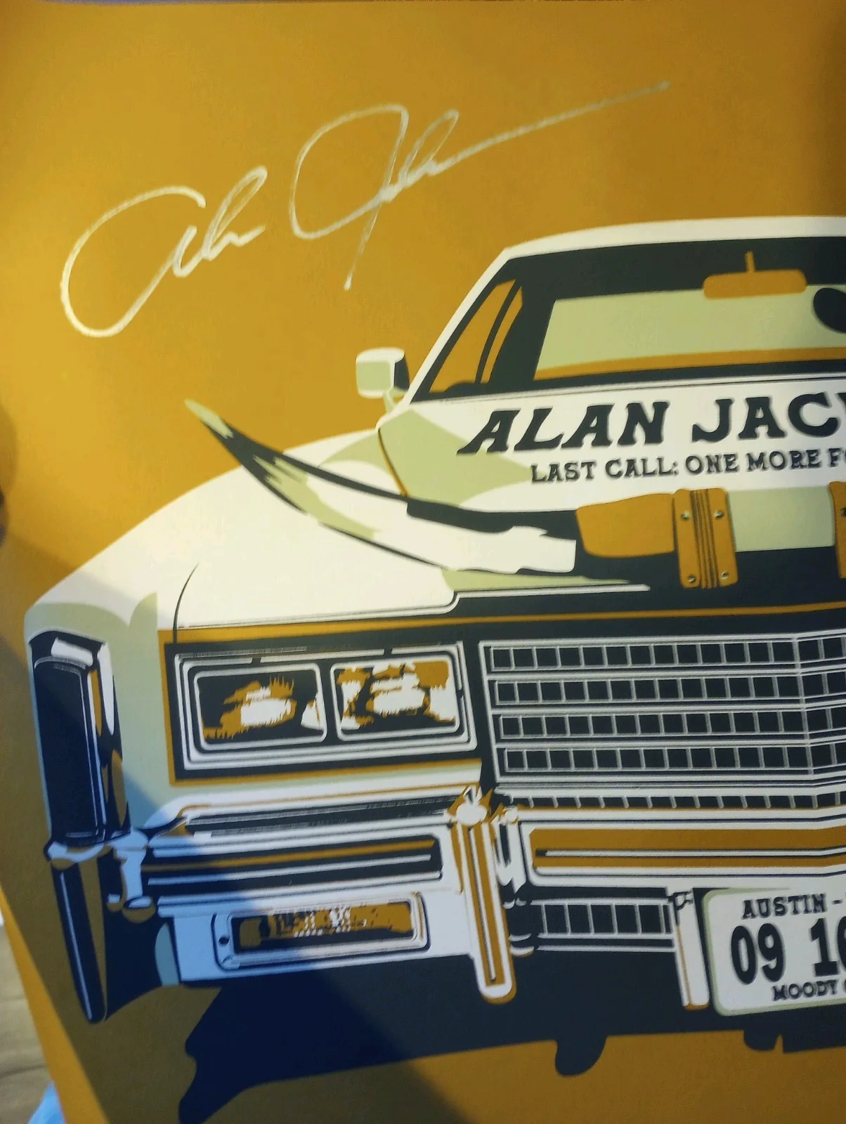 Alan Jackson Signed Autographed 18X24 Poster 2022 Austin TX Authentic, image 3