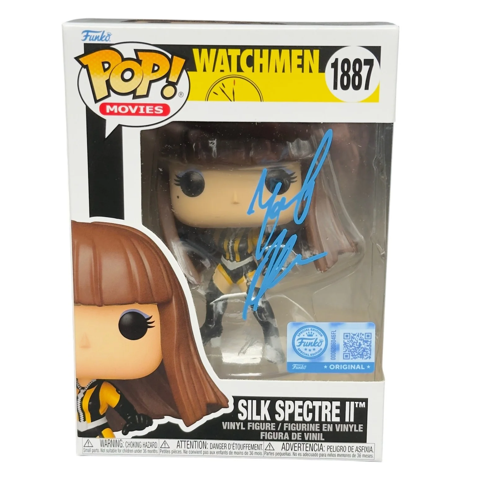 Malin Ackerman — Malin Akerman Signed Watchmen Silk Spectre Funko Pop 1887 Beckett Autograph!