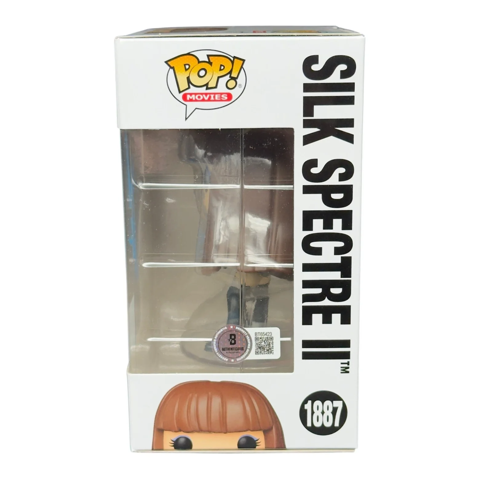 Malin Ackerman — Malin Akerman Signed Watchmen Silk Spectre Funko Pop 1887 Beckett Autograph!, изображение 2