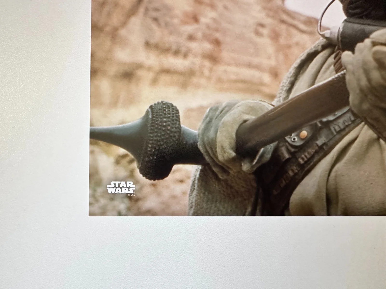 Bob Spiker — Tusken Raider Dual-Signed TOPPS 8x10 Star Wars EpIV Autograph Spiker & Fernandes, изображение 2
