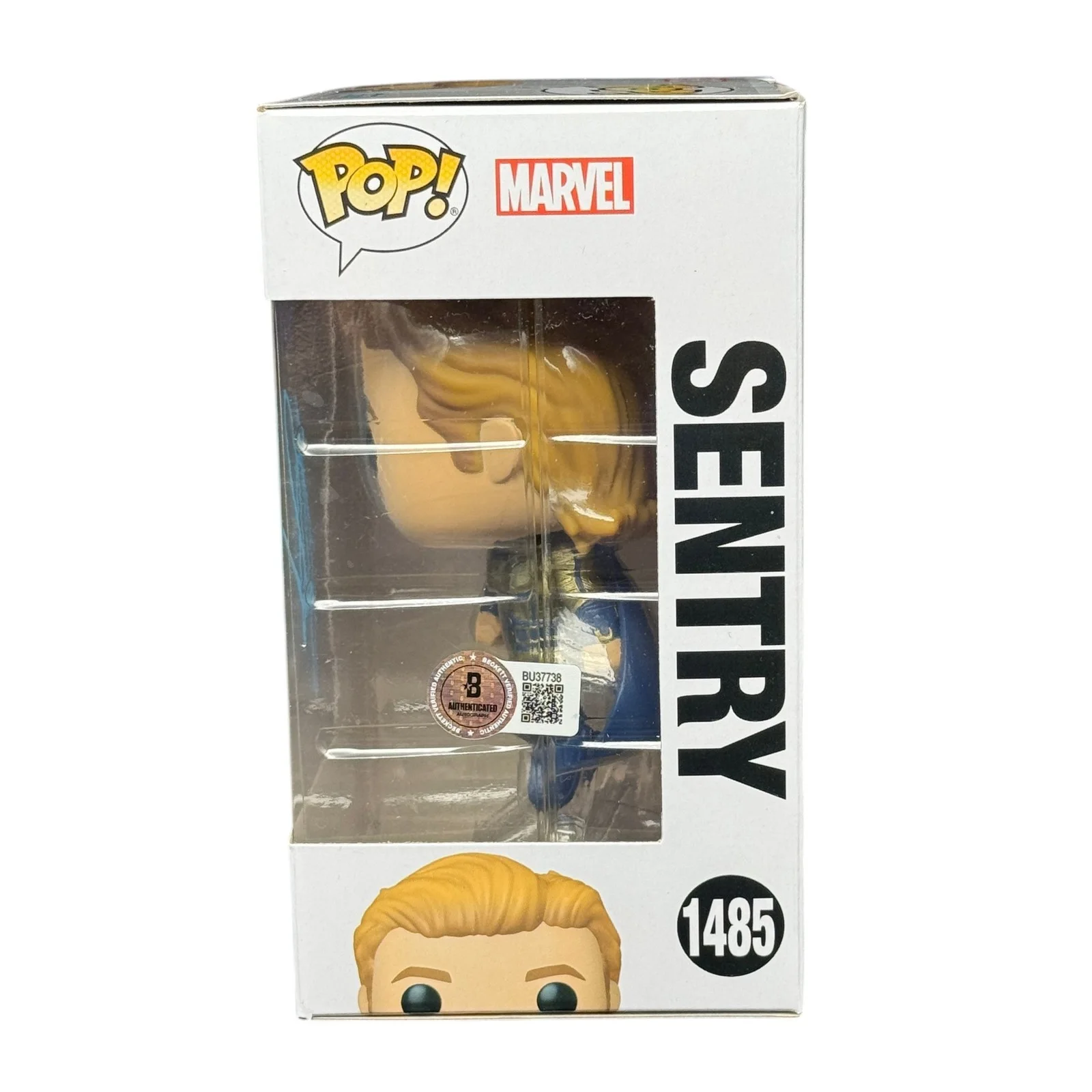 Lewis Pullman — Lewis Pullman Signed Sentry Thunderbolts Funko Pop 1485 Autograph Beckett BAS, image 2